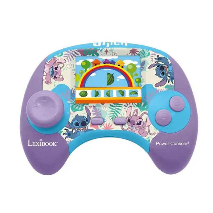Power Console® Stitch console de jeux éducative parlante bilinque avec 100 activités et un écran 2,8" en français et anglais-2