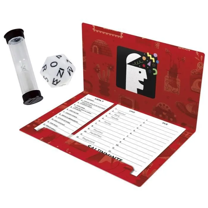 Jeu Scattergories classique, jeu de groupe pour ados et adultes, à partir de 13 ans, jeu de société pour 2 joueurs et plus-1