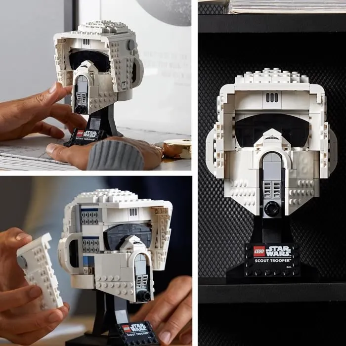 LEGO® Star Wars 75305 Le Casque du Scout Trooper, Kit, Masque, Maquette, Cadeau pour Adultes-2