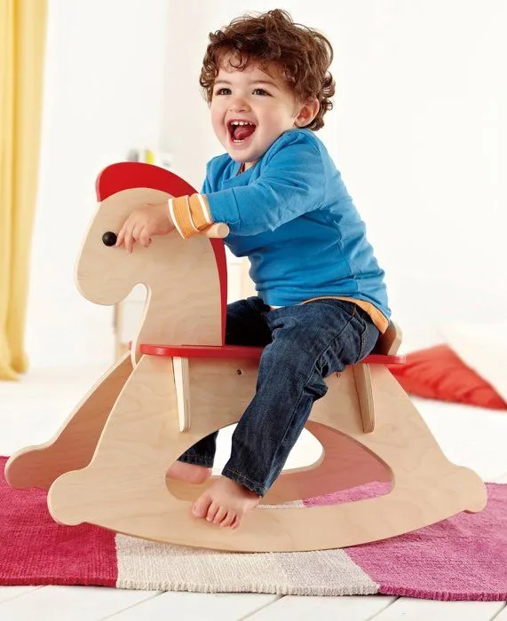 Cheval à bascule évolutif en bois HAPE - Pour enfant de 10 mois et plus - Garantie 2 ans-4