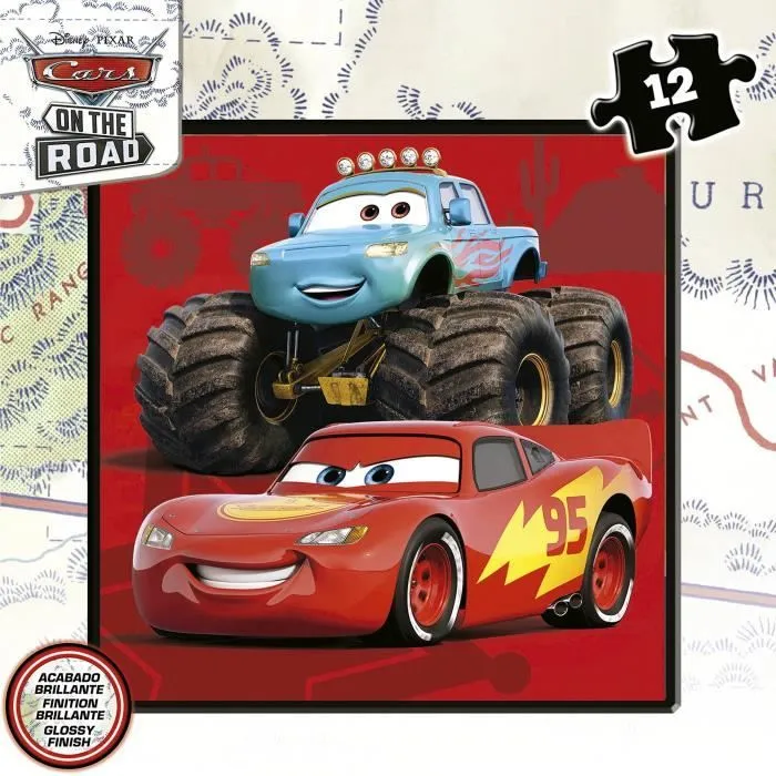 Puzzle progressif CARS - Malette de 4 puzzles - Educa® - 12-16-20-25 pièces-2