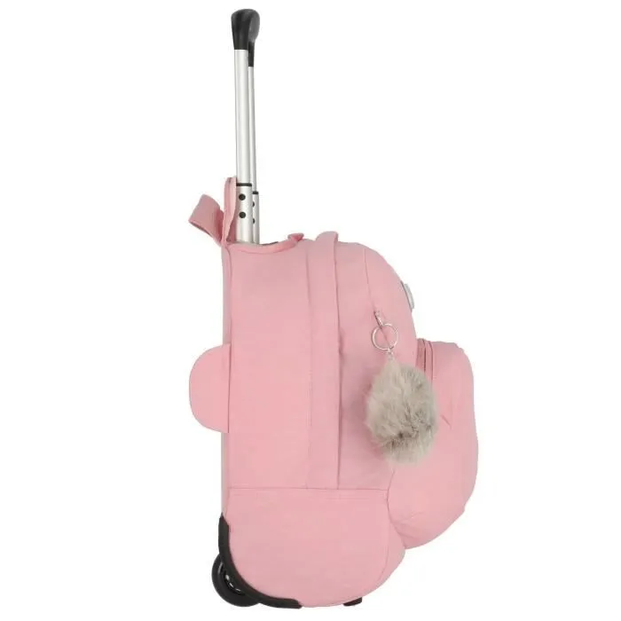 Cartable - Kipling - Nusi - Trolley 30 cm - Rose bridal - Pour enfants - Primaire-3