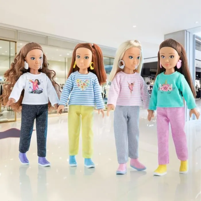 Poupée mannequin Valentine Shopping COROLLE GIRLS - 28 cm - 6 accessoires-1