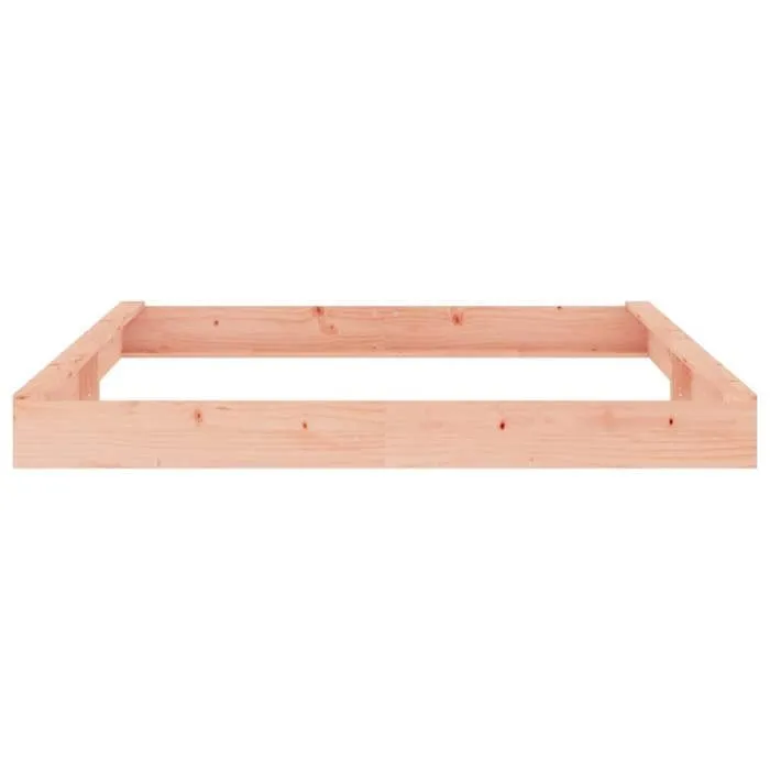 vidaXL Bac à Sable avec Sièges, Jeu de Sable pour Enfants, Aire de Jeux pour Tout-petits Jardin Extérieur, Carré Bois Massif 825049-5
