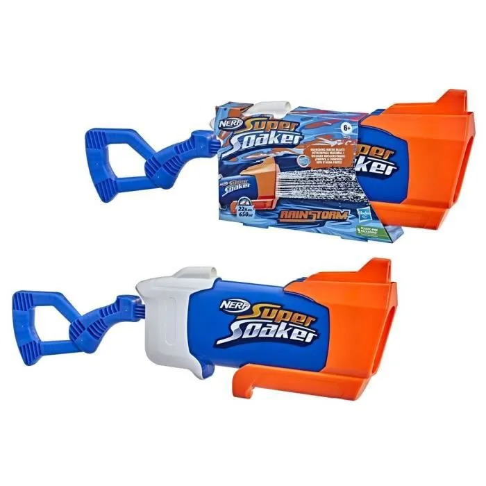 Pistolet à eau - NERF Super Soaker - Rainstorm - Jet puissant - Extérieur-0
