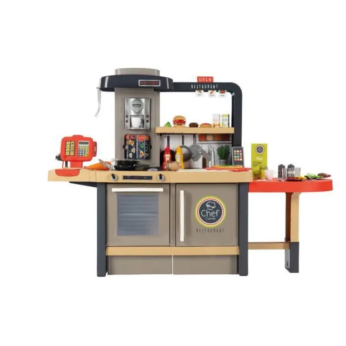 Jouet de cuisine - Smoby - 100% Chef - 70 pièces - Mixte - 3 ans-3