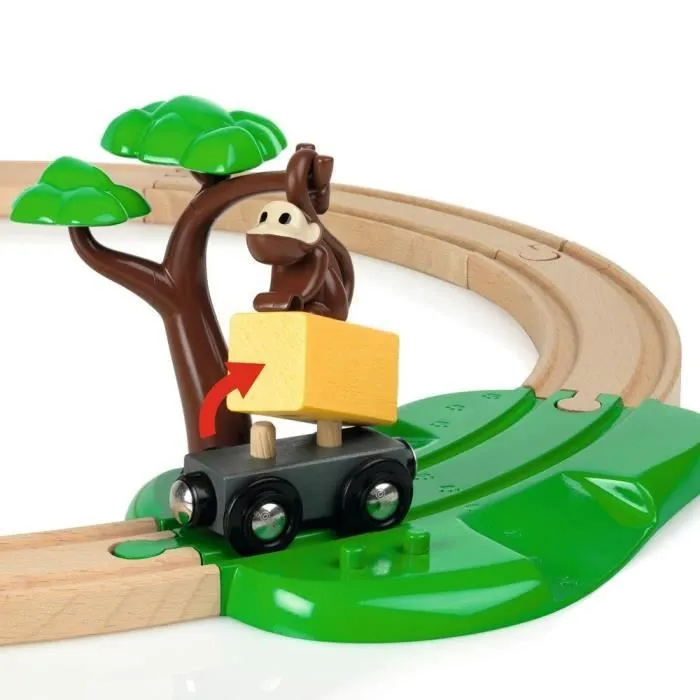 Circuit Safari - BRIO - Train pour observer les animaux de la savane - A partir de 3 ans-2