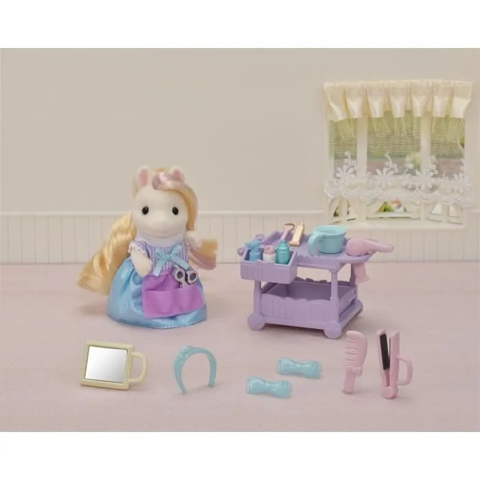 SYLVANIAN FAMILIES - La maman poney et son kit de coiffure-5