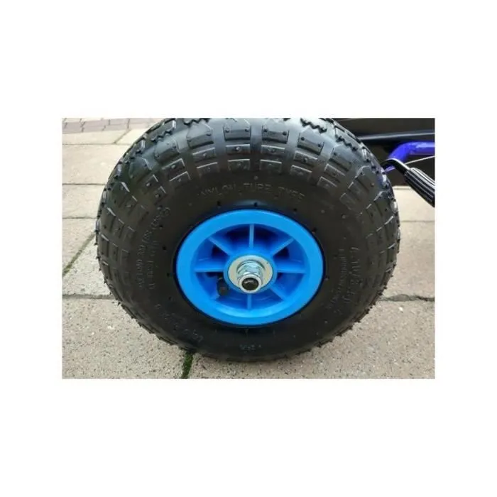 Go-Cart Race Blue- Pumped Wheels With Hand Break-1