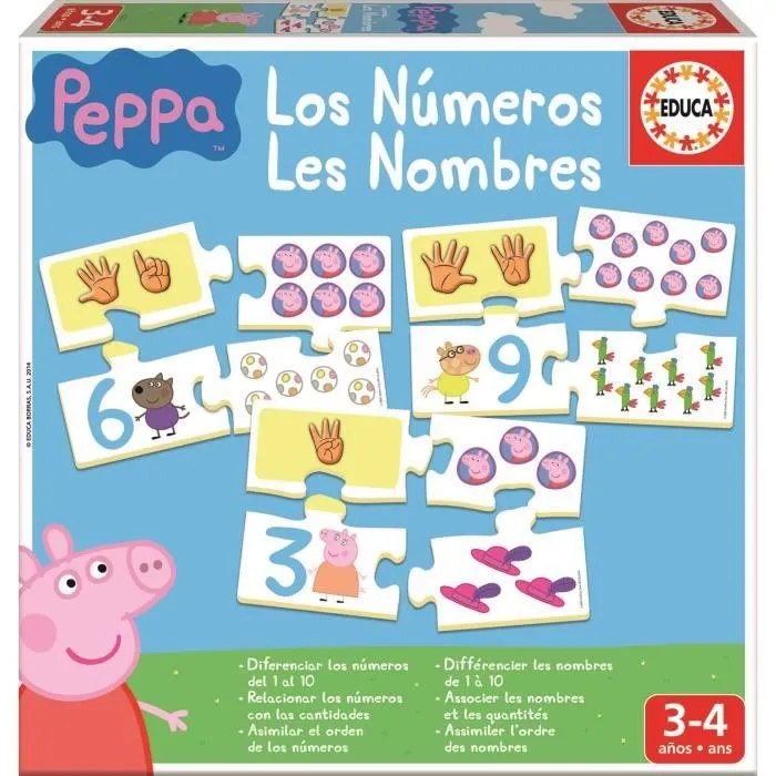PEPPA PIG J'apprends les Nombres-0