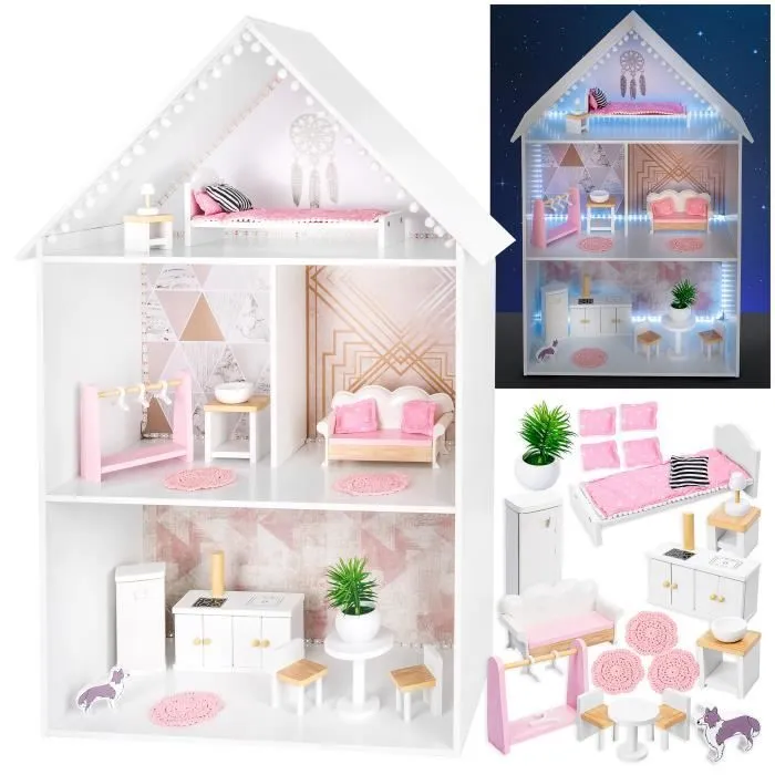 Maison pour barbie en bois online