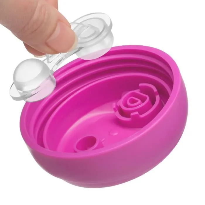 Chicco Tasse Training à Bec Rigide Ours Rose +6m 200ml 1 unité-3
