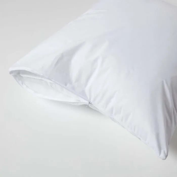 Protège-oreiller imperméable - HOMESCAPES - 50 x 90 cm - Lot de 4 - Hypoallergénique - Certifié Oeko-Tex - Lavable en machine-3