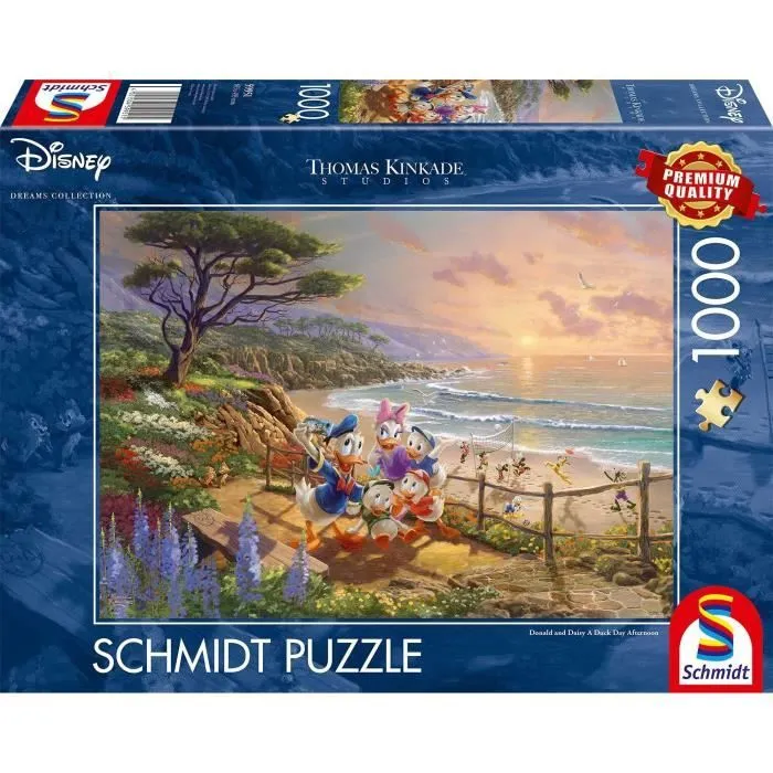 Puzzles - SCHMIDT SPIELE - Disney, Donald & Daisy, A Duck Day Afternoon - 1000 pièces-0
