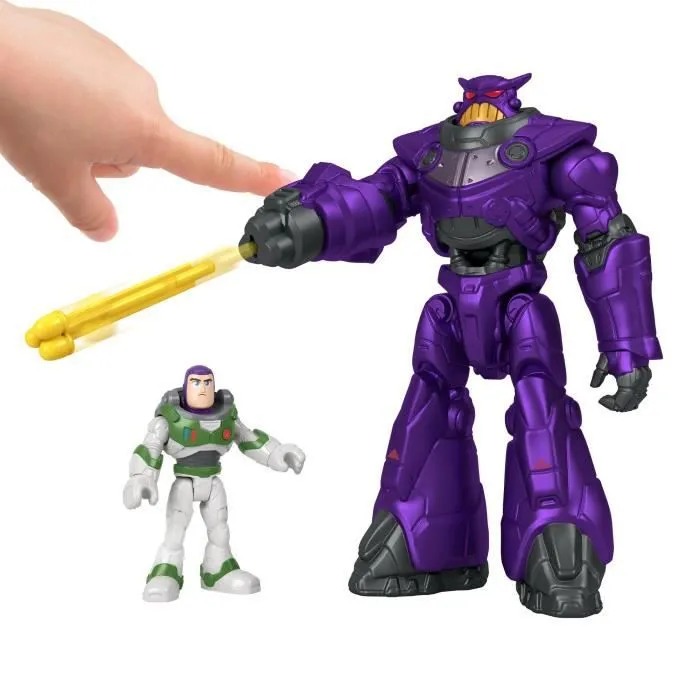 Figurine d'action - FISHER PRICE - Disney Pixar Buzz l'Eclair - Buzz et Mega Zurg - Mixte - Dès 3 ans-3