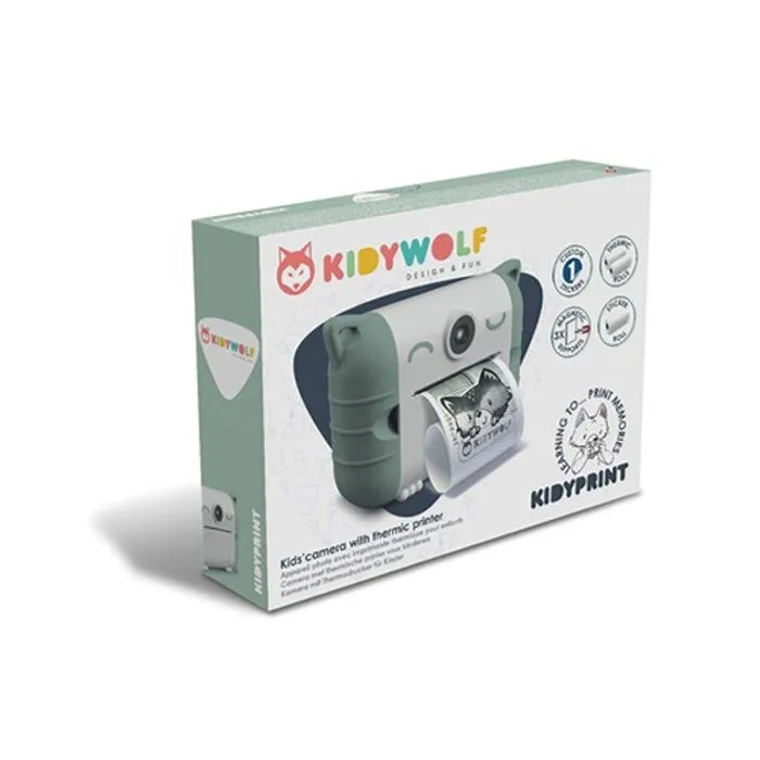 Appareil photo instantané - KIDYWOLF - KIDYPRINT - Vert - Piles fournies - A partir de 3 ans-2