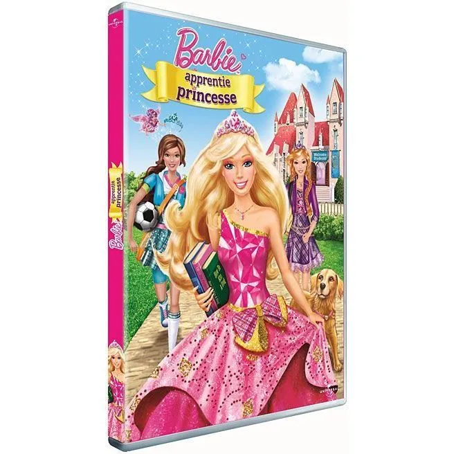 DVD - Barbie apprentie princesse - Dessin animé - Enfant - 1h20mn - Français-0