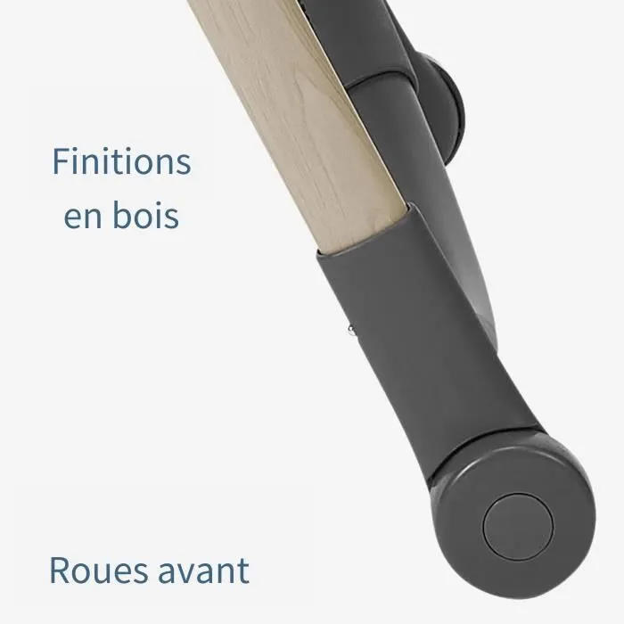 MAXI-COSI Minla Chaise haute évolutive - De la naissance à 6 ans - Beyond Graphite Eco-6