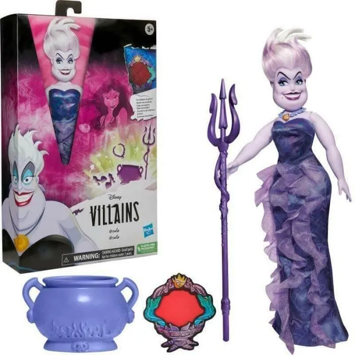 Poupée Ursula - Hasbro - La Petite Sirène - 28 cm - Compartiments secrets - Décodeur inclus-2