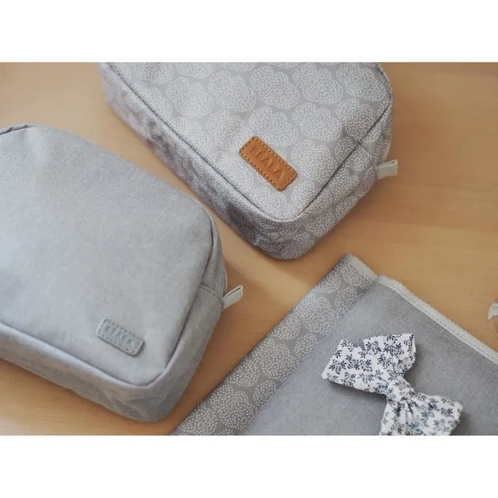 BEABA, Trousse de toilette bébé gris chiné-8