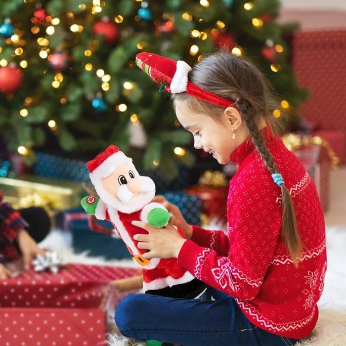 Jouet de Noël - Père Noël - Twerk Musical - 36 cm - Flanelle et PVC - Pour Enfants-3