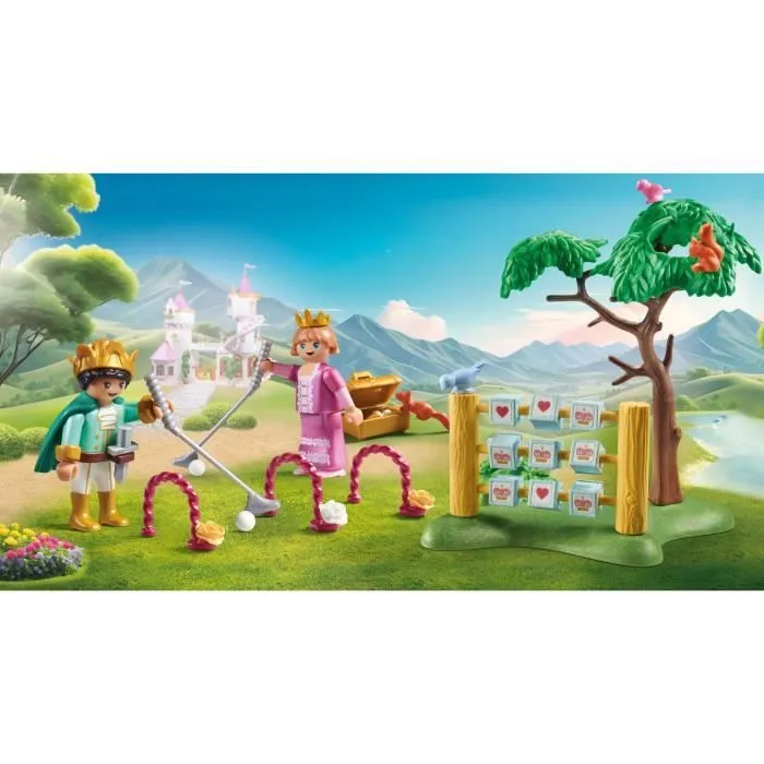 PLAYMOBIL 71849 Jeux de jardin royal avec enfants-1