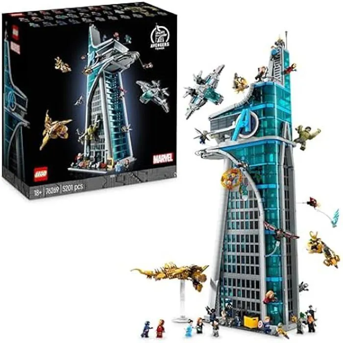 Jeu de construction - LEGO - Avengers Tower 76269 - 5201 pièces - Licence Marvel - Mixte-0