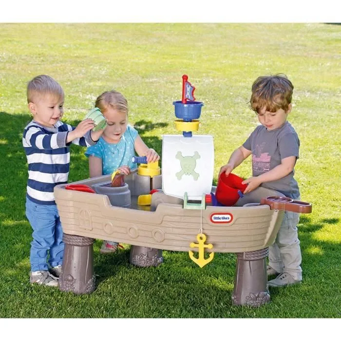 Little Tikes - Table de Jeux d'Eau - Bateau Pirates-3