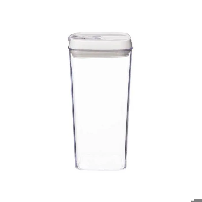 Secret de Gourmet - Bocal hermétique carré 1,2L oslo L, 10 x L, 10 x H, 20,5 cm Transparent-0