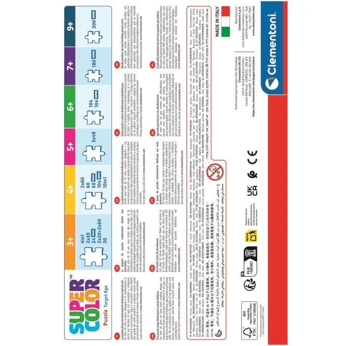 Puzzle 2x60 pièces Stitch, Pour enfants à partir de 3 ans, Thème dessins animés, CLEMENTONI-3