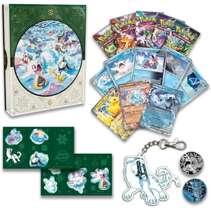 Pokémon Calendrier des fêtes 2024 (de l’avent), 25 jours de surprises, Dès 6 ans-4