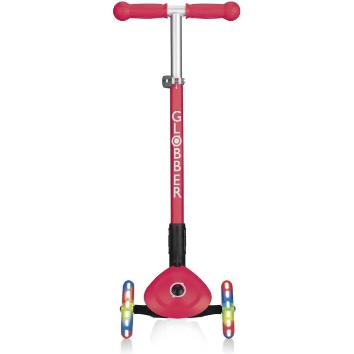 GLOBBER Trottinette 3 roues enfant - PRIMO Pliable à lumière - rouge-3