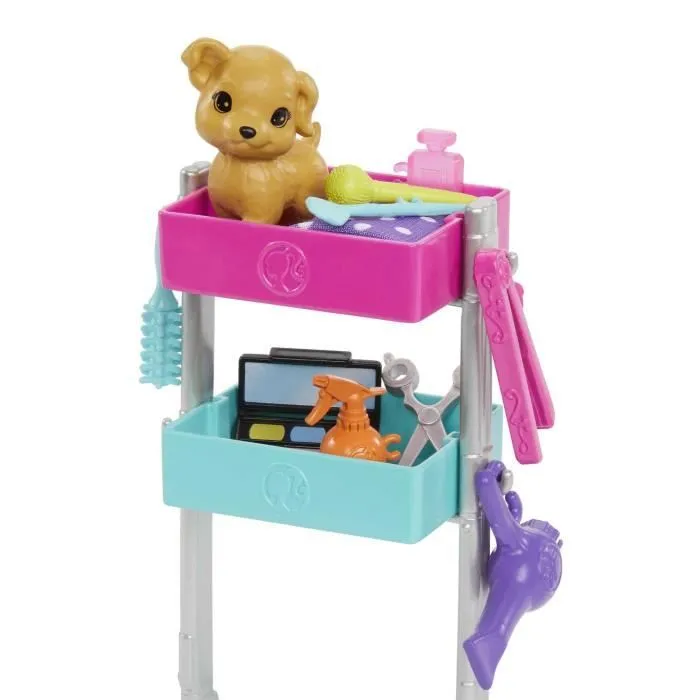 Barbie - Coffret Barbie Malibu Styliste - Poupée Mannequin - 3 ans et + - BARBIE - HNK95 - POUPEE MANNEQUIN BARBIE-2