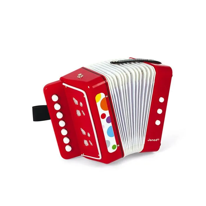 Accordéon Janod Confetti - Instrument de Musique pour Enfant - Mixte - A partir de 3 Ans-1