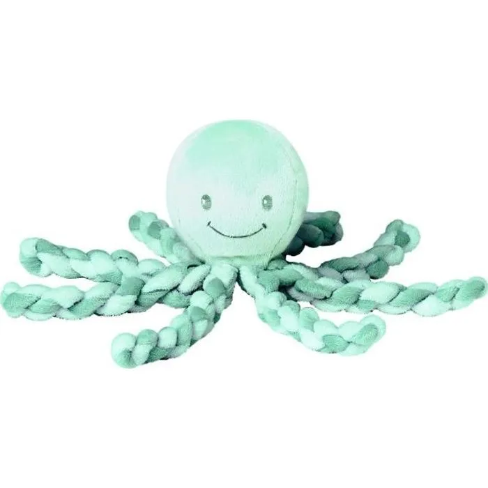 NATTOU Lapidou Peluche poulpe - Vert / Menthe-0
