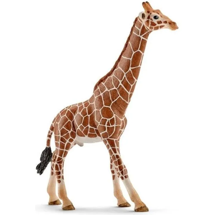Figurine Girafe mâle de la savane, SCHLEICH 14749 Wild life, Dès 3 ans-0