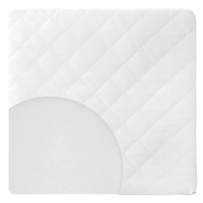 Matelas pour Parc Bébé ROBA - 100 x 100 cm - Déhoussable - Blanc-0