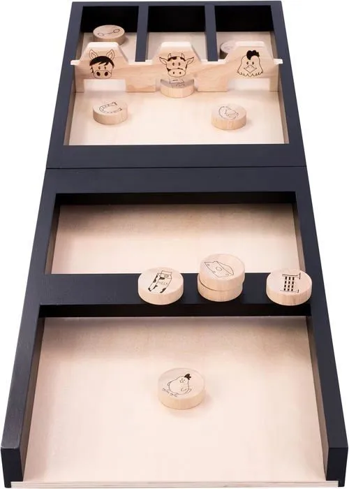Jeu de palets LA Ferme spécial Enfants 4 Ans et + - ENGELHART - 80 cm - Bois - Jeu de société-5