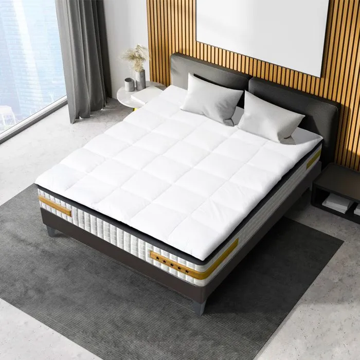 Surmatelas 6 cm Tranquilité 140x200 cm Duvet et plumettes de canard neuf-1