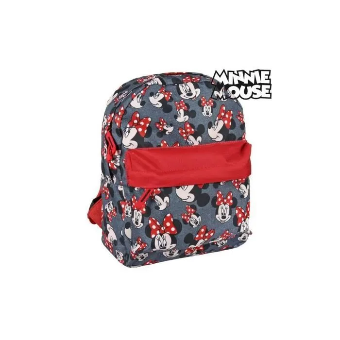 Cartable - Minnie Mouse - 78575 - Rouge, blanc et noir - Gris - Enfant-0