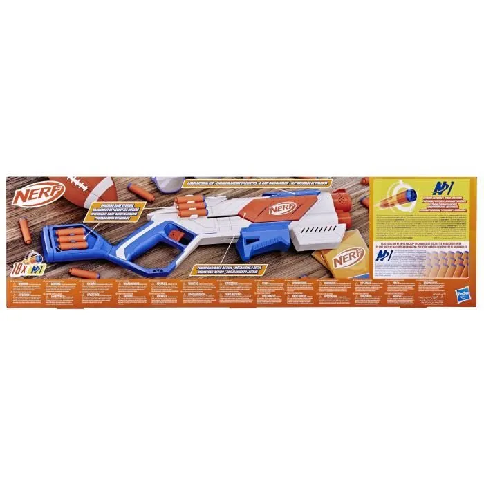 Nerf NSeries blaster Strikeback à fléchette, 18 fléchettes, à partir de 8 ans-8