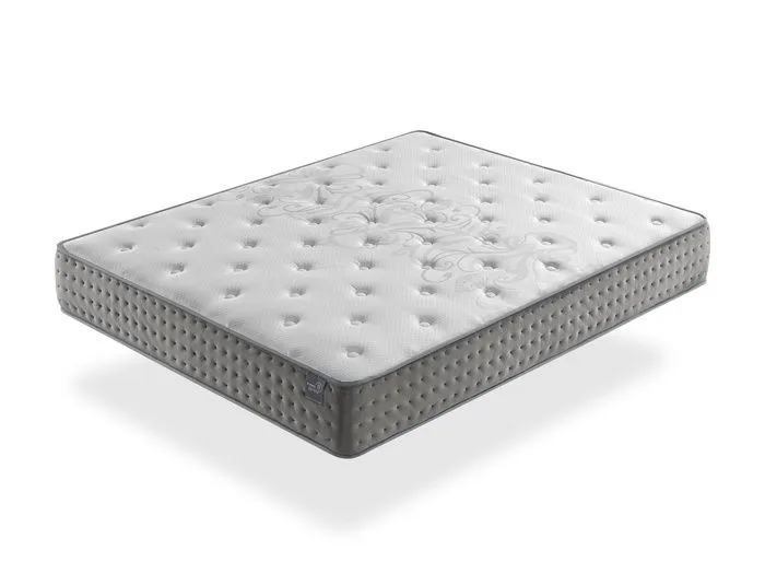 Matelas ressorts ensaches 90X190 SFERA, Epaisseur 25 CM, Multicouche, antistress, ergonomique et respirant. Fermete 3-5 Moyenne-0