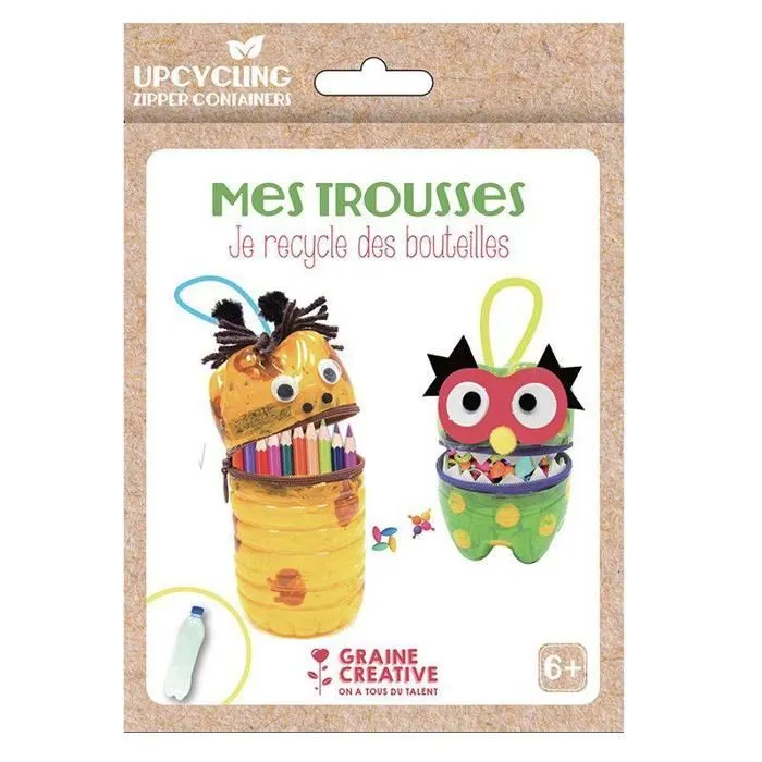 Kit créatif recyclage - GRACRE - GRAINE CREATIVE ON A TOUS DU TALENT - Jaune - Pour enfants-0