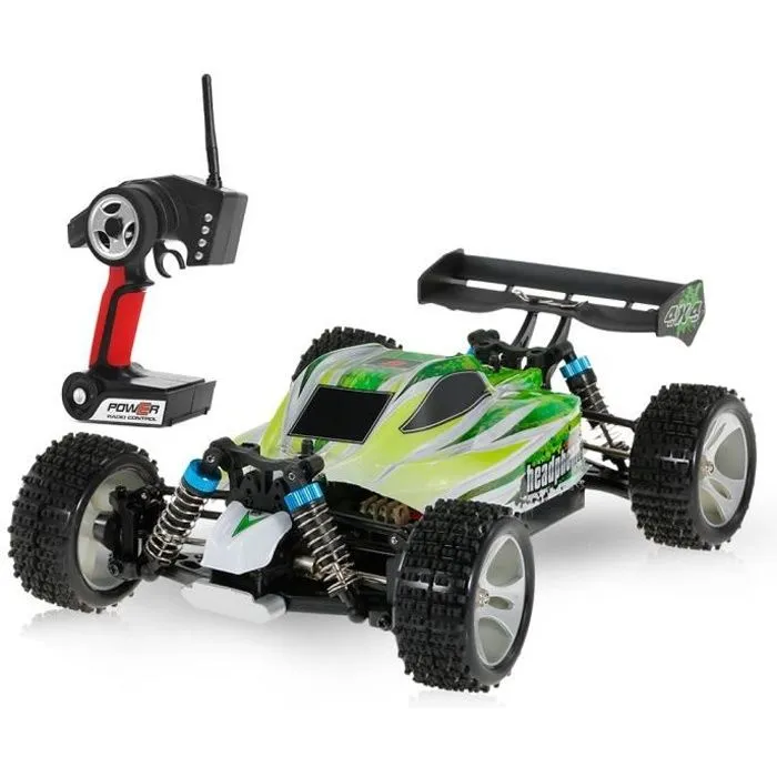 WLtoys A959-B 2.4G 1/18 Echelle 4WD 70KM / h Haute Vitesse Electrique RTR Buggy RC Voiture-0