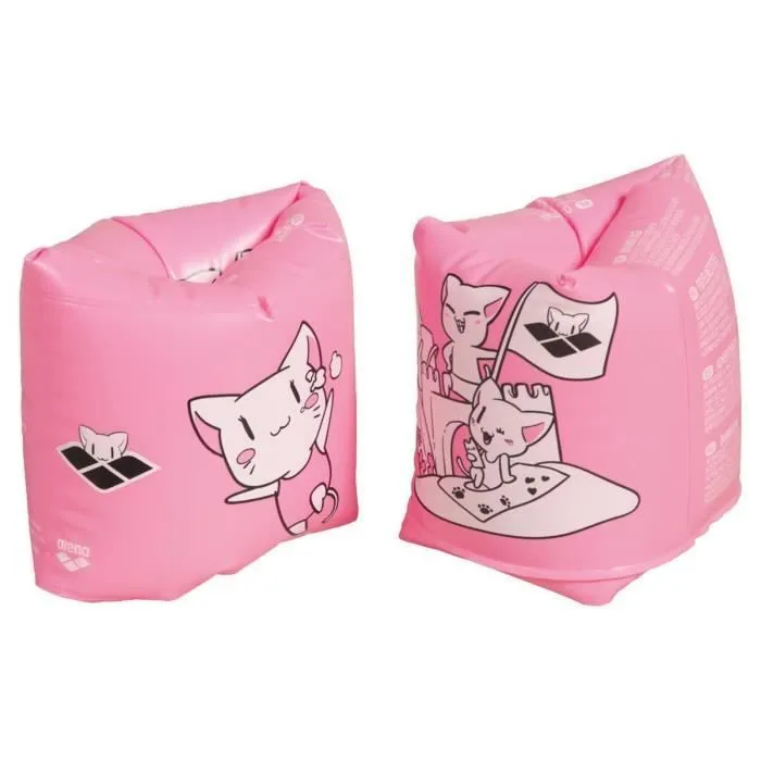 Brassard de natation enfant ARENA - Friends Roll-Up - Rose - Hello Kitty - Sécuritaire et amusant-0