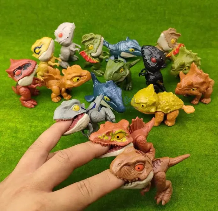lot figurine dinosaure jurrassik world park jouet enfant articulé cadeau 7pcs/lot-1