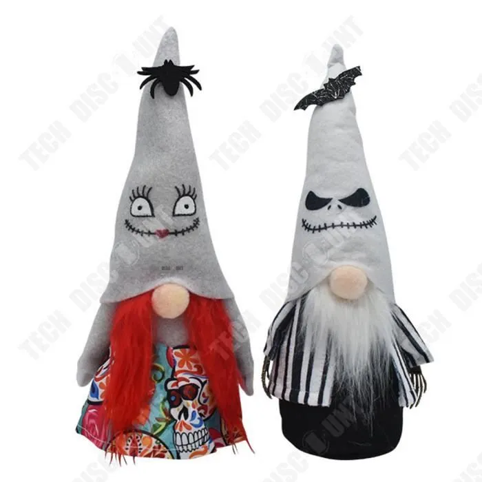 TD® Décoration d'Halloween 2pcs 30*12*6.5cm   Poupée sans visage   Accessoires d'horreur   Convient à la décoration d'Halloween-0