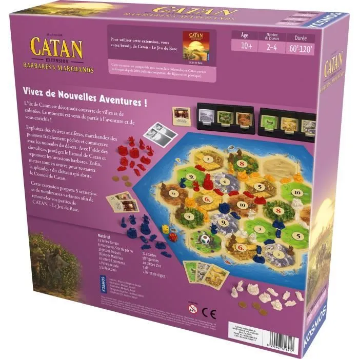 Catan Barbares et Marchands - Asmodee - Jeu de société-1