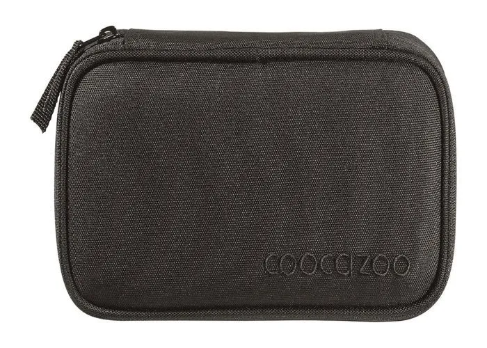 coocazoo Trousse à crayons noir pour fille et garçon - Pencil Case Black Coal 164066-0