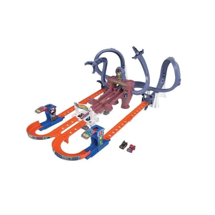 Circuit Racerverse Spider Man - Hot Wheels - HPL34 - Véhicules Hot Wheels-1